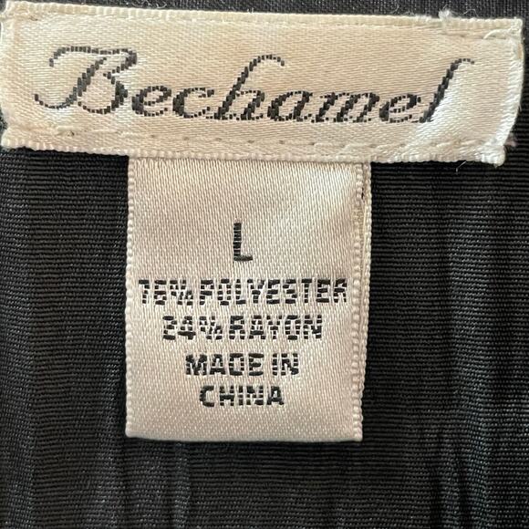 Bechamel Vintage Multiprint Multitextural Green Blazer LG Fairy Whimsical Unique - Picture 8 of 9